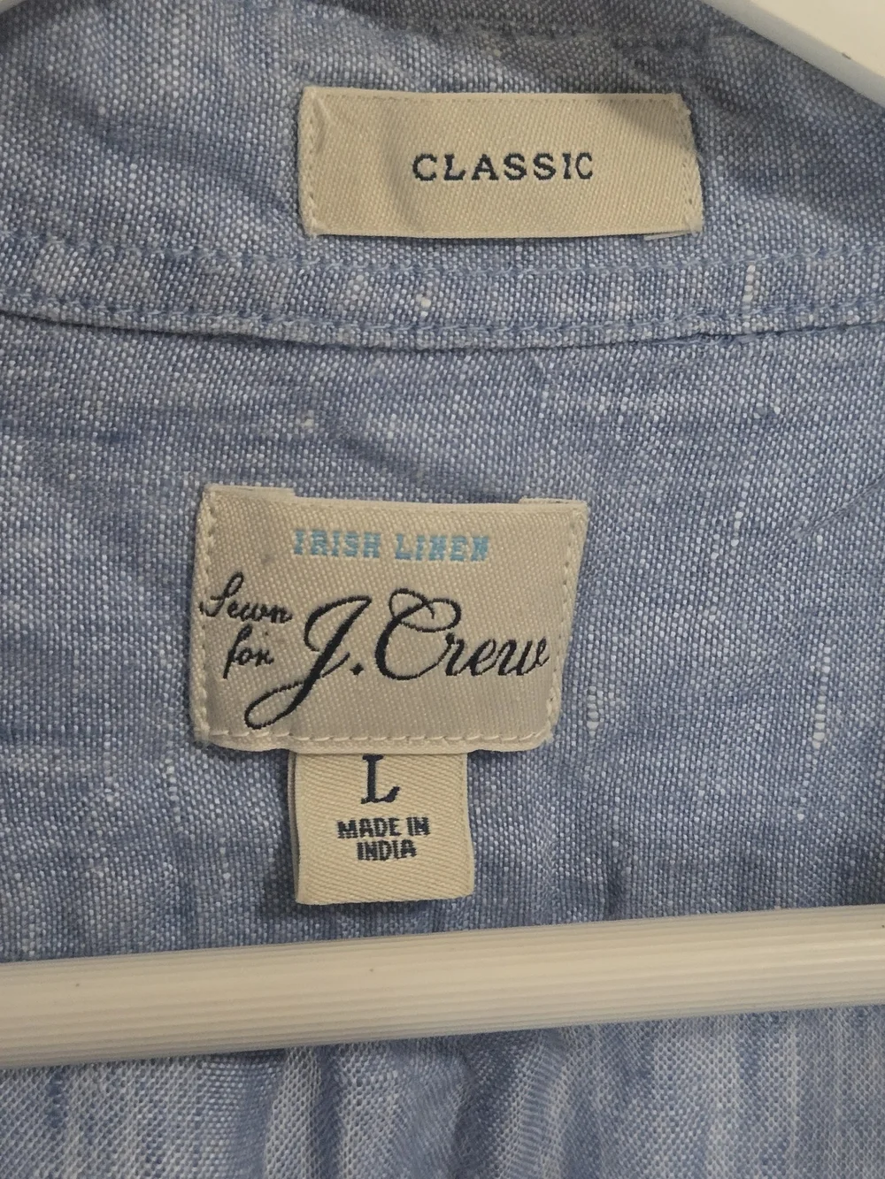 J Crew Linen Button-Down Shirt